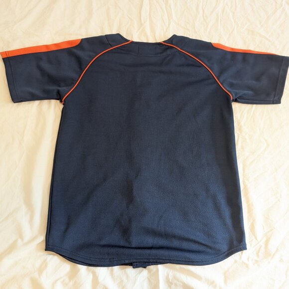 Nike Detroit Tigers MLB Jersey Size L Men's Navy Blue Button-Up Team Apparel - Picture 10 of 11
